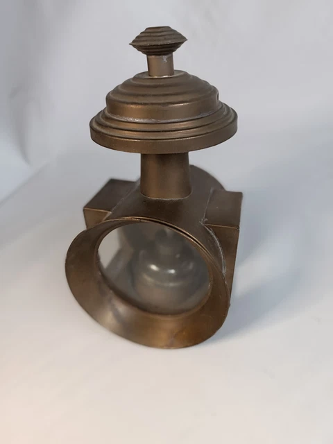 Ancienne Lanterne De Calèche / Voiture Hippomobile – En Métal – À Restaurer