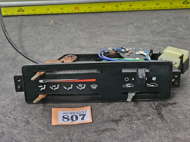 1999 Piaggio Porter Daihatsu Hijet Van HEATER CONTROL PANEL SWITCH