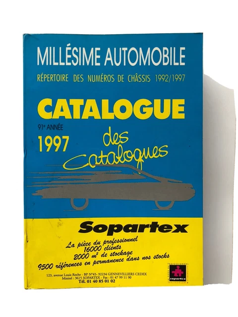 catalogue des catalogues-année 1997