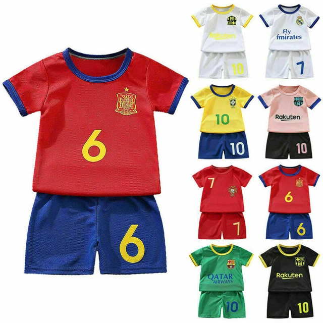 Tuta da calcio bambini ragazzi t-shirt pantaloncini pantaloni basket sport set abbigliamento estivo