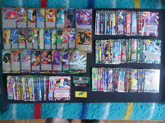 LOT 119 CARTES DRAGON BALL SUPER CARD GAME VF BT24 Full Set (C, UC,R