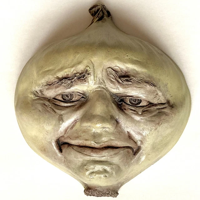 Original Handmade Onion Sculpture, Wall Art for Western Decor, Ready to Hang