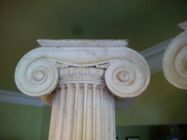 Antique Ionic Greek Revival Columns set of two 5