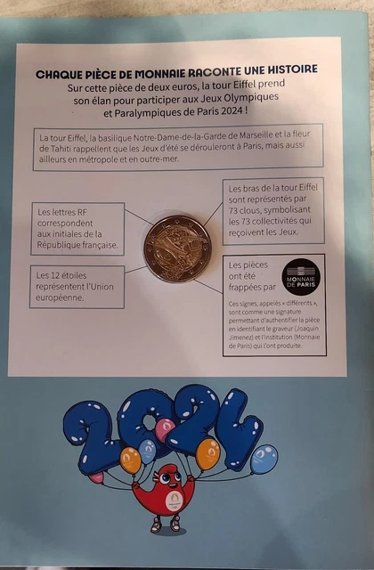 Plaque Commémorative Collector – Jeux Olympiques Paris 2024 (neuf)