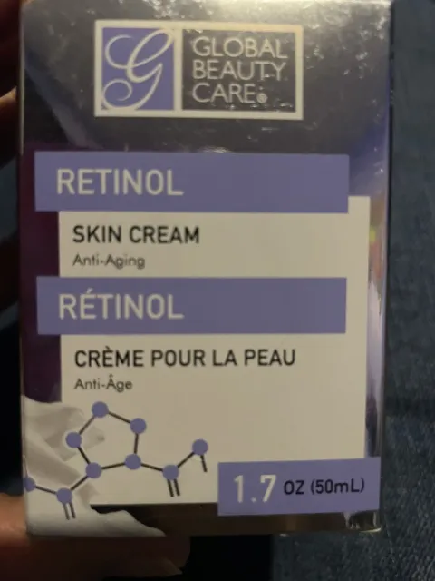 Global Beauty Care RETINOL Skin Cream  1.7 oz Anti Aging Moisturizer Wrinkles