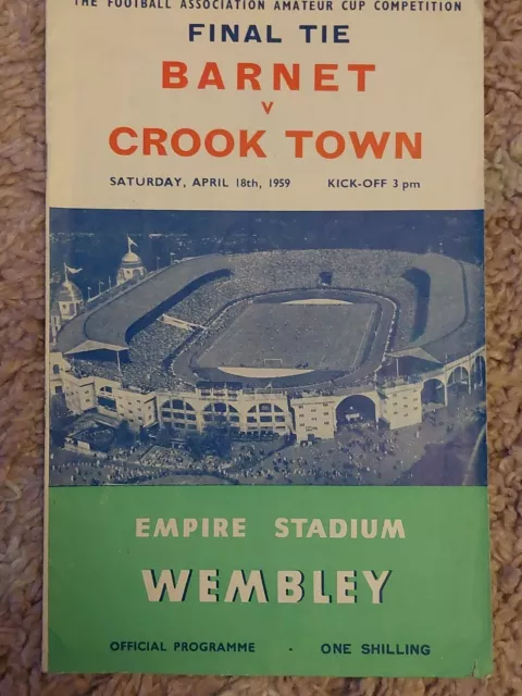 1959 FA Amateur Cup Final - Barnet vs Crook Town
