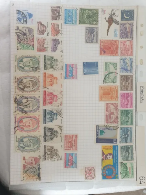 PAKISTAN Assorted used Stamps,  Vgc