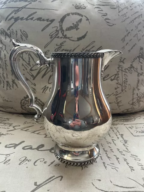 Wallace Vintage Silver Water Pitcher 8.5" Melford M601 E.P.W.M.