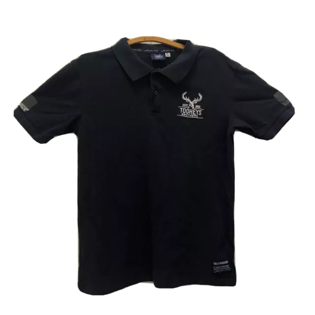 Tooheys Polo Shirt Adult MensXLarge Navy Blue The Standard Collared Short Sleeve