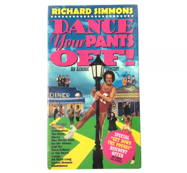 NEW SEALED! VINTAGE 1996 RICHARD SIMMONS Dance Your Pants Off! VHS ...