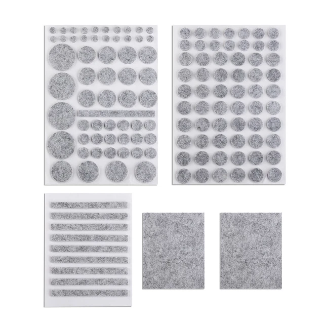 Cojín de fieltro para muebles Nuolux 132 piezas (color aleatorio)