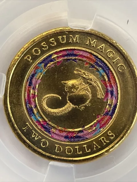 2017 Australia  Possum Magic $2 Coin UNC 🔥Purple-Vegemite Sandwich In Capsule