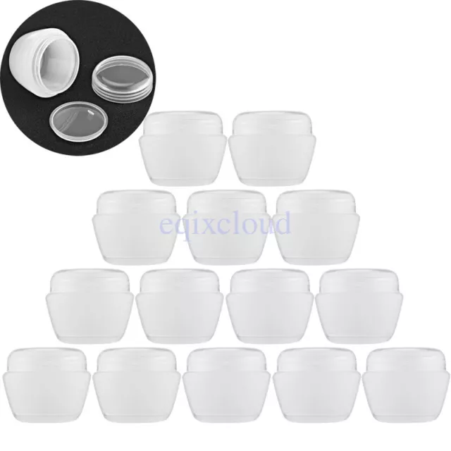 5g 10g 20g 50g Clear Empty Cosmetic Jars Pots Gel Eye Cream Lip Balm Containers