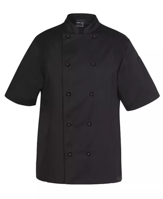 JB's Mandarin Collar Vented Chef's Jacket with Underarm Mesh Fabric + Side Vents