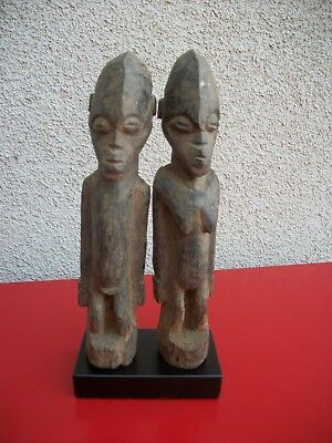Pair Lobi Bateba Figure Statue,Authentic African Art Lobi Figure,Sculpture,8.5"