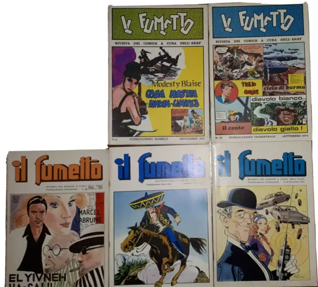 Il Fumetto Anaf - Lotto 12 Numeri Dagli Anni 70 Agli Anni 90!