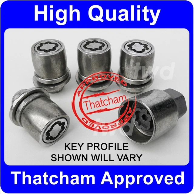 Set Of 4 Chrome Alloy Wheel Lug Nuts For Toyota Yaris - High Quality Replacement 2 thumbnail image