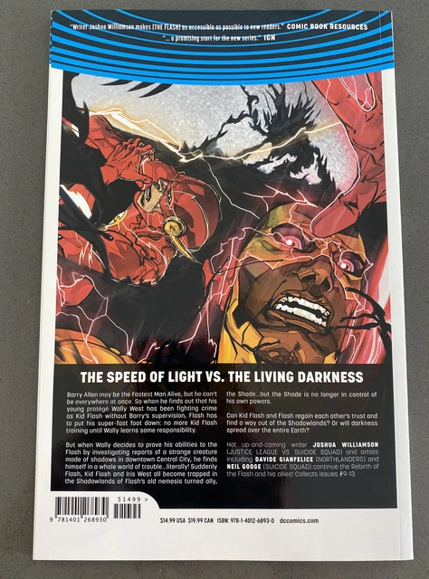 DC Comics The Flash TPB Rebirth Vol 2 Speed of Darkness Barry Allen Wally West 2