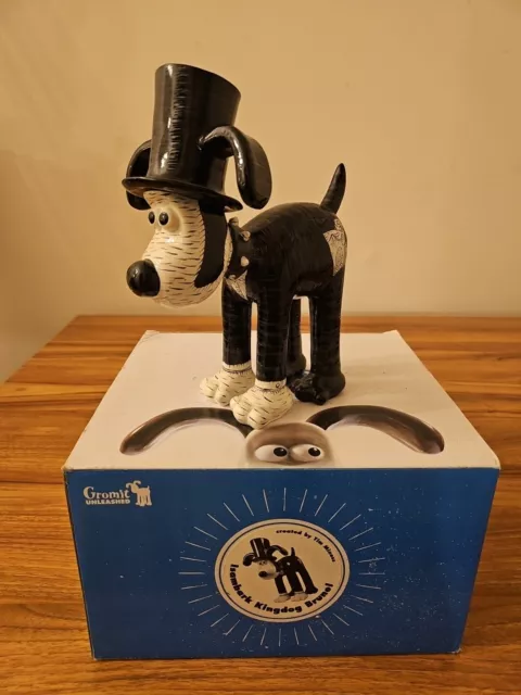 Gromit Unleashed Figurine - Isambark Kingdog Brunel Gromit Figurine