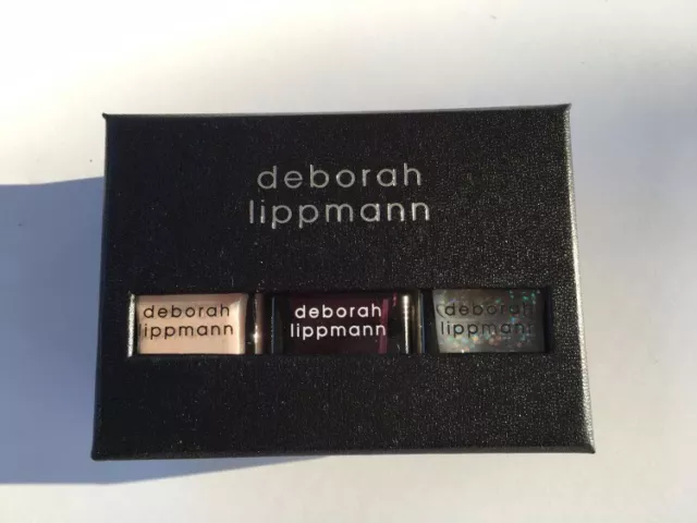 Deborah Lippmann Pop Life Nail Polish Trio Set .27 oz / 8ml New in Box 2