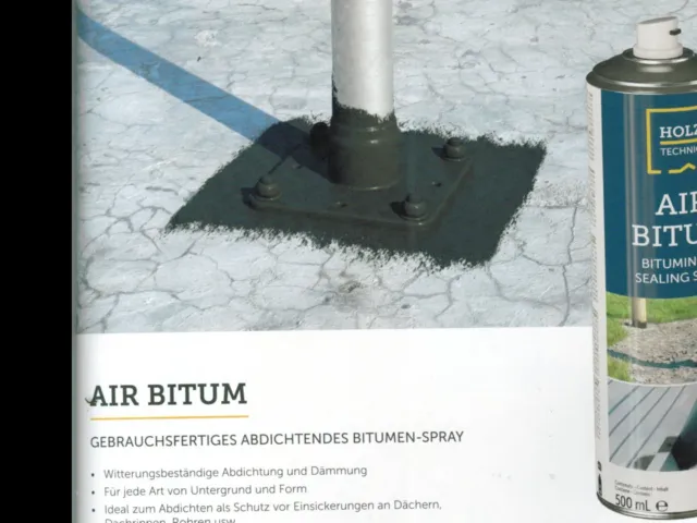 12 Dosen a 500 ml abdichtendes Bitumen-Spray Dichtspray ( 25--€/Liter)