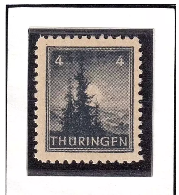 Thüringen Mi. Nr. 93 IV "THÜRINGFN"  sign.  Herpichböhm, Mi. 500.- € selten RRR