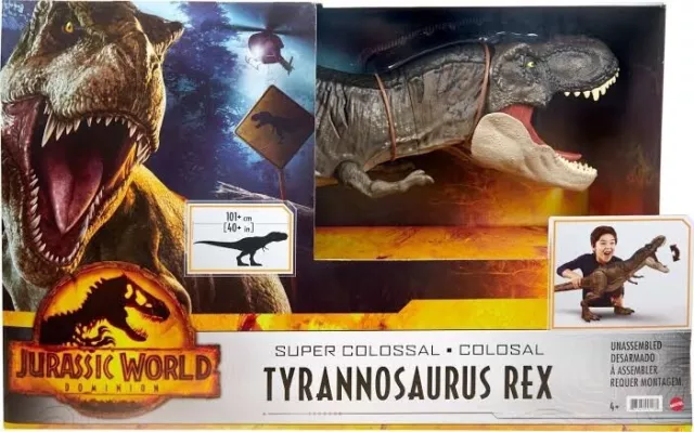 Jurassic World Dominion Super Colossal Tyrannosaurus Rex Brand New Sealed Stock