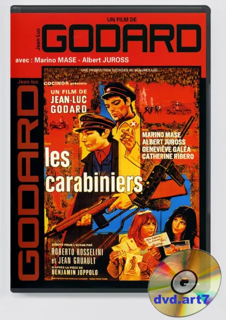 DVD : LES CARABINIERS (1963) - de Jean-Luc Godard - Catherine Ribeiro