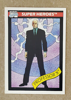 #7 "PROFESSOR X" 1990 Impel Marvel Universe Series 1 Trading Card