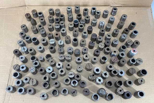 HUGE LOT OVER 140 Assorted Variety Collet Collets Machinist Tools