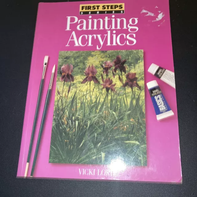 Serie First Steps, pintura acrílica - Vicki Lord - libro de instrucciones
