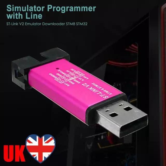 ST-LINK V2 Emulator/Download/Programmer Mini STM8/STM32 with Cover Random Color