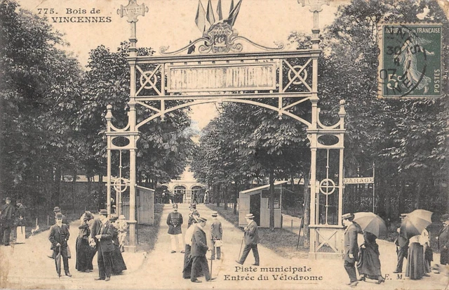 Cpa 94 Vincennes Wood / Municipal Track / Velodrome Entrance