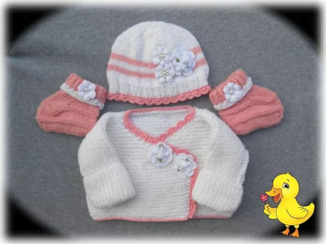 ensemble brassière bébé fille naissance,brassiere bonnet chausson,