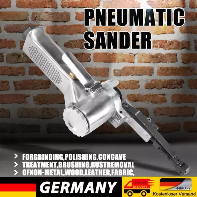 16000RPM Pneumatic Grinding Machine 3/8 Inch Air Belt Sander with Sanding Belts