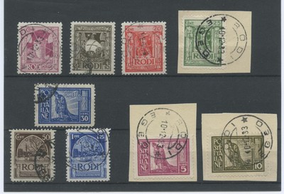 COLONIE EGEO 1929 PITTORICA 9V 2 * 