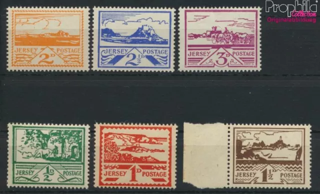 Briefmarken Jersey (Dt. Bes.2.WK.) 1943 Mi 3-8 (kompl.Ausg.) postfrisch(9477022
