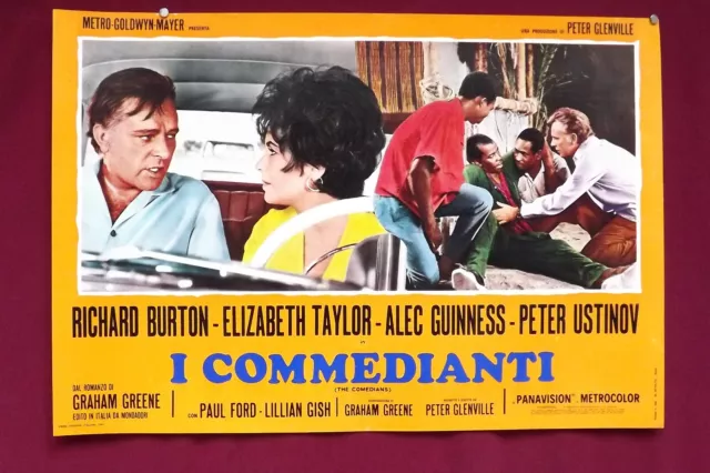 I commedianti The Comedians Fotobusta Poster Affiche liz Taylor Peter Ustinov
