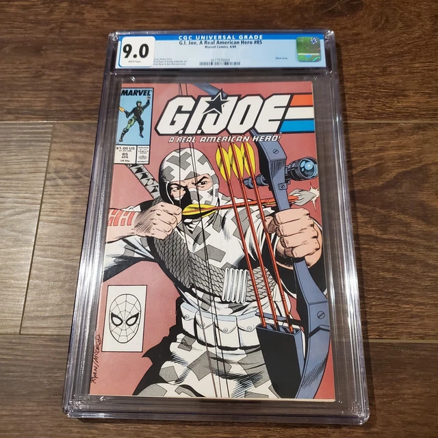 G.I. Joe Real American Hero #85 CGC 9.0 Marvel Comics Storm Shadow Silent Issue