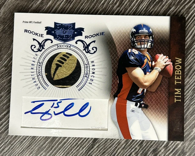 2010 Plates and Patches Tim Tebow #234 1/5 Rookie Patch Auto 2010 Plates and Patches Tim Tebow #234 1/5 Rookie Patch Auto