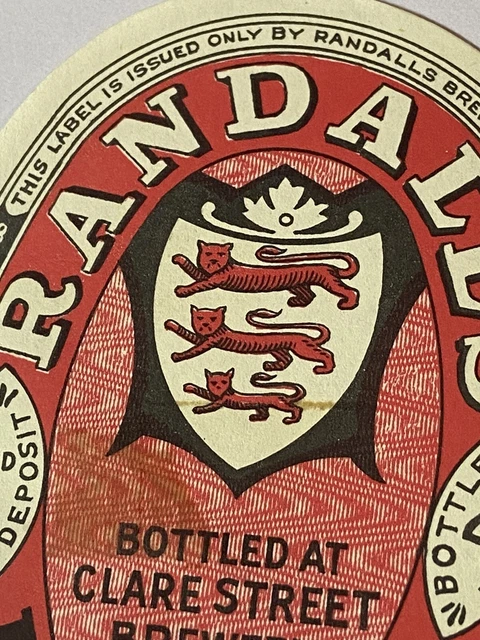 5 Old R W Randall St Julians. Guernsey Jersey Brewery Beer Labels Lot 180 7