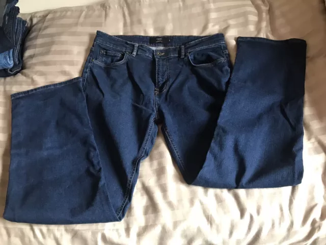 Next ~ jeans elasticizzati gamba dritta blu scuro ~ taglia 34R