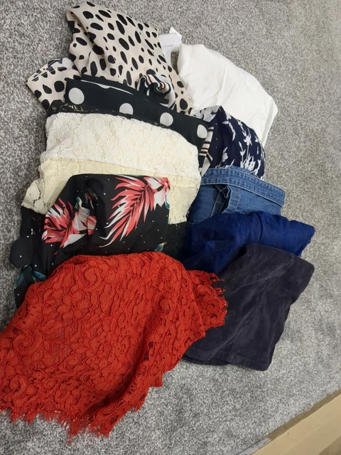 Size 8 Clothes Bundle Women Job Lot Mixed Label Dress Top Jean