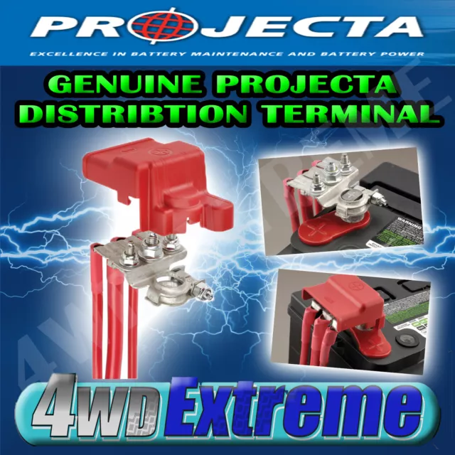 Projecta Bt925-P1, 3 Way Positive Distribution Terminal, Dual Battery System