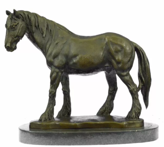 Cheval Lover Pays Western Bronze Statue Ranch Ferme Mémorial Hommage Art Déco