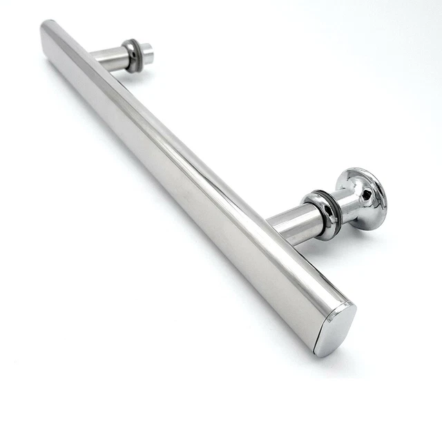 Poignée de Porte Salle Bain Chrome Décoration Durable Remplacement Coulissant