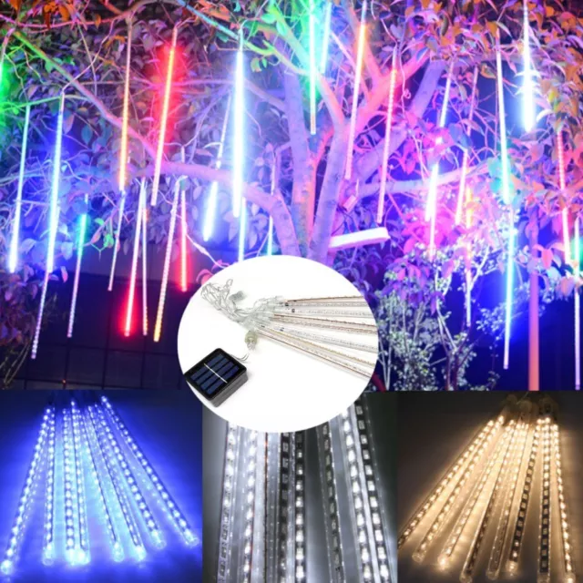 288LEDs Meteor Shower Falling Star Rain Drop Icicle Snow Fall XMAS String Lights