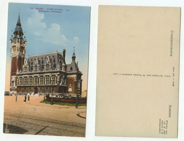 09785 - Calais - Hotel de Ville - Rathaus - alte Ansichtskarte