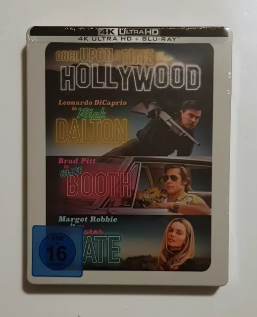 BD-UHD 4k + Blu-ray - Steelbook : ONCE UPON A TIME IN HOLLYWOOD - Neuf