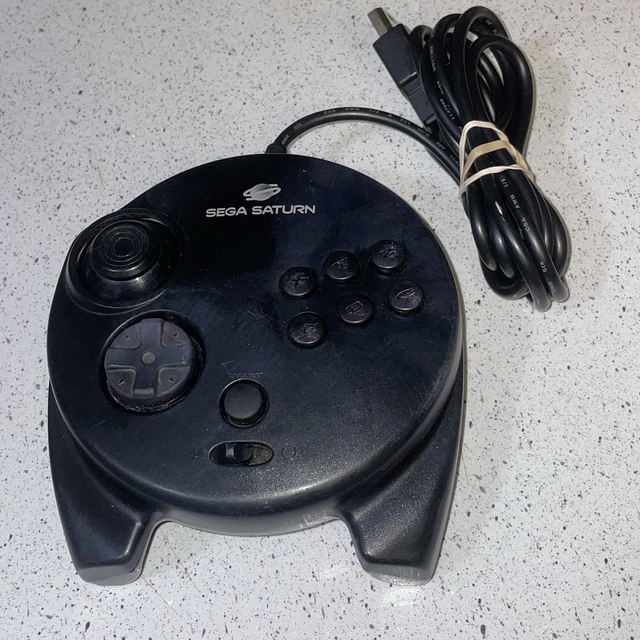 Manette Officielle SegaSaturn HSS-0101 Gris Control Pad Testée Et